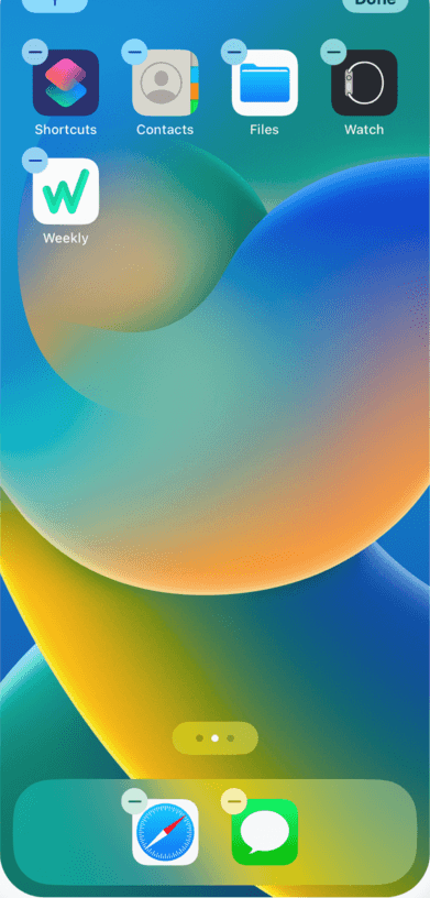 Install Weekly Budgeting Widget