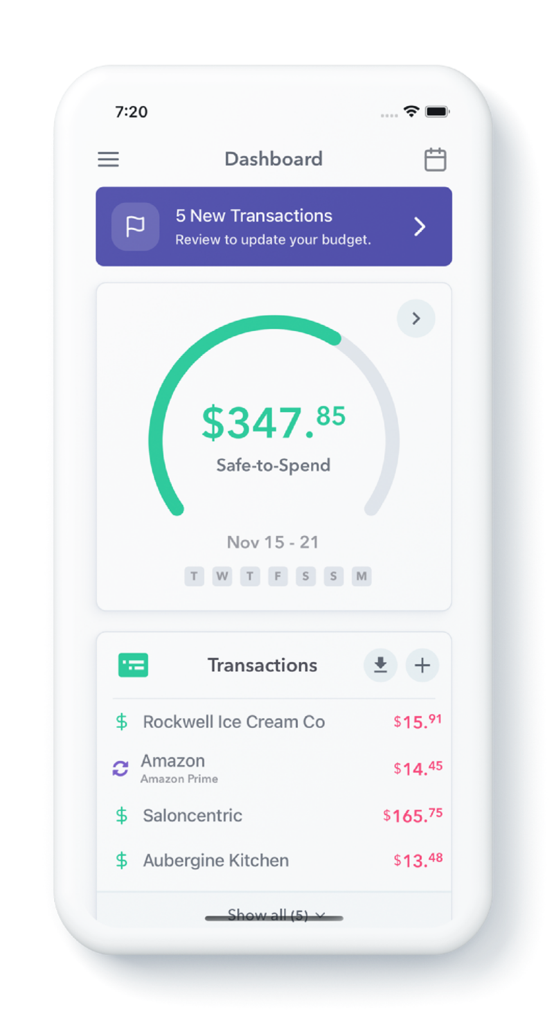 Safe-to-Spend - Weekly | A Better Budget App